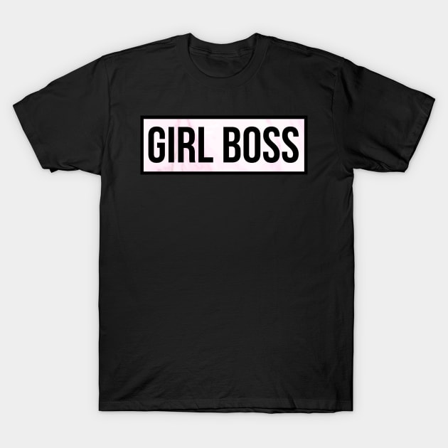 Girl Boss Marble T-Shirt by emilykroll